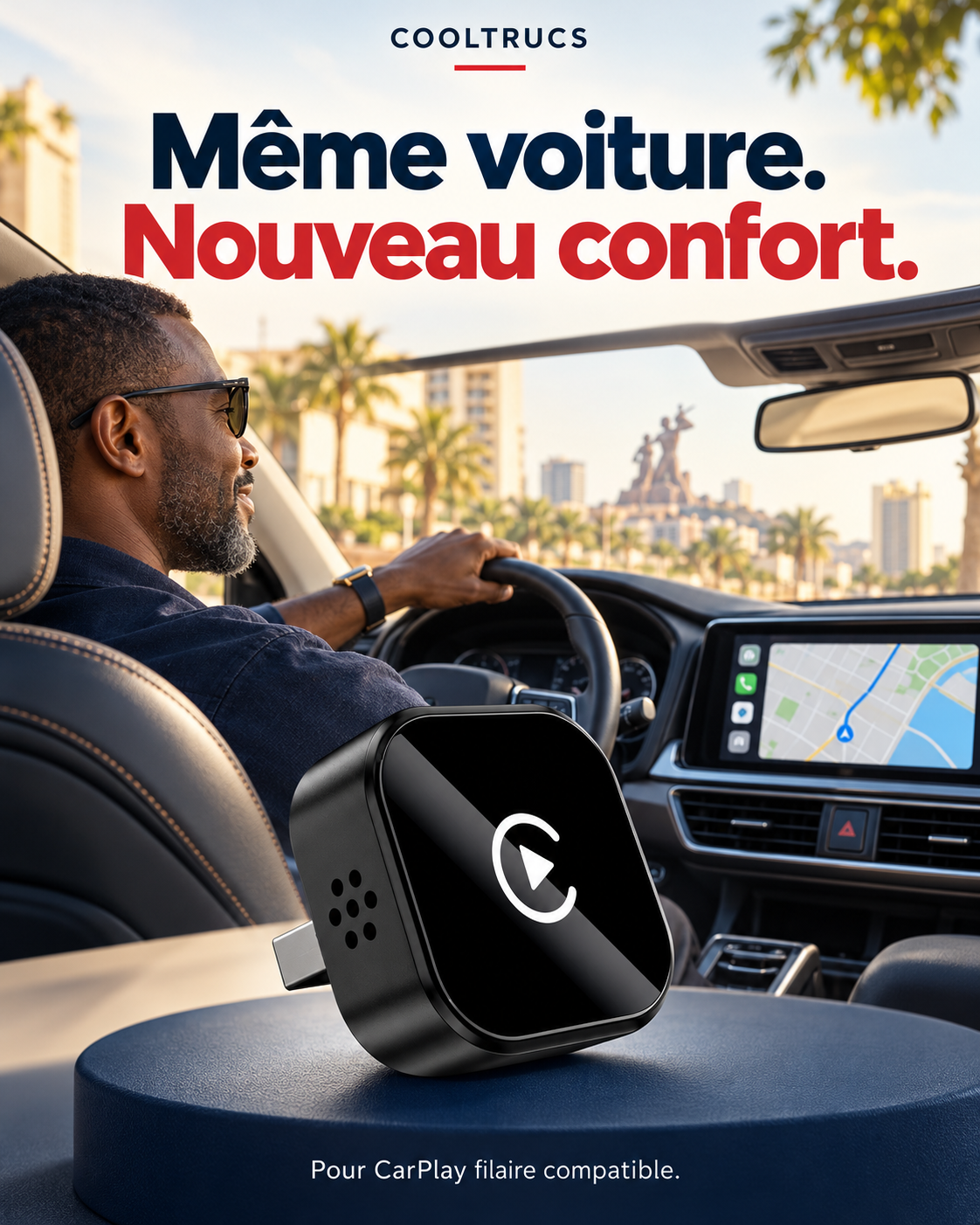 📱 Adaptateur CarPlay & Android Auto Sans Fil