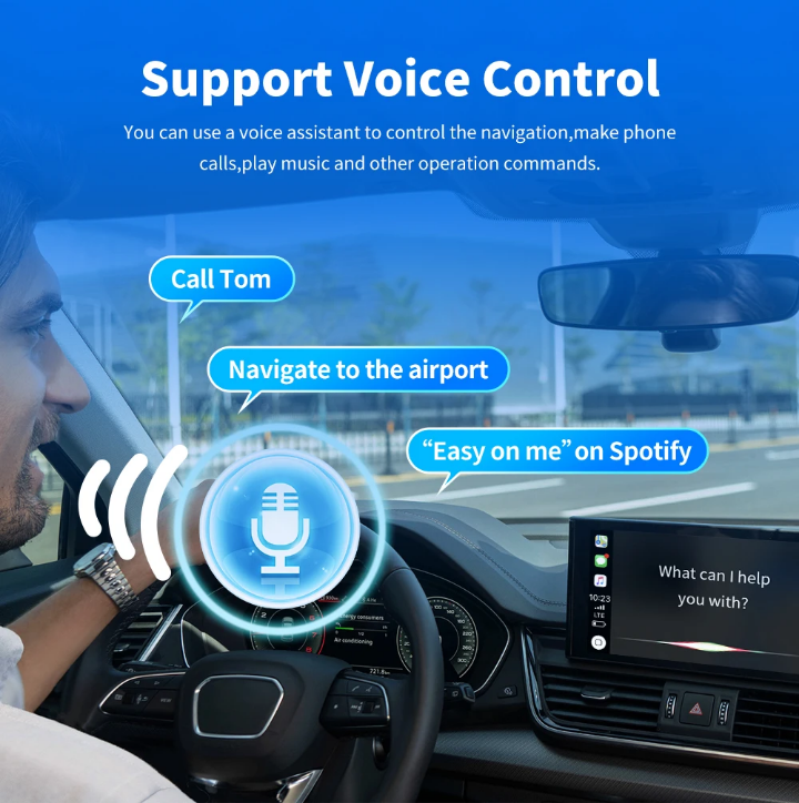 📱 CarPlay Wireless Pro™ — Adaptateur CarPlay & Android Auto Sans Fil