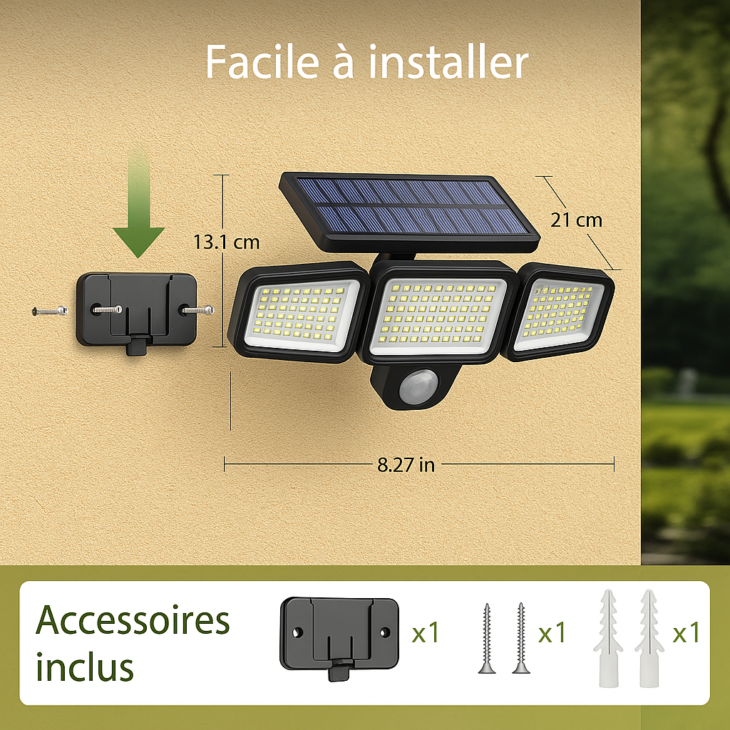 Lampe Solaire Intelligente - SecureLight