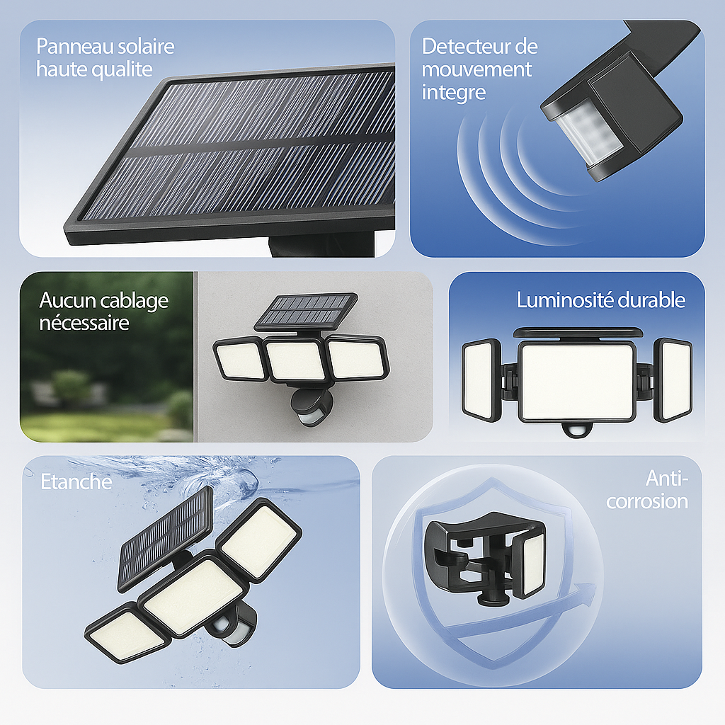 Lampe Solaire Intelligente - SecureLight
