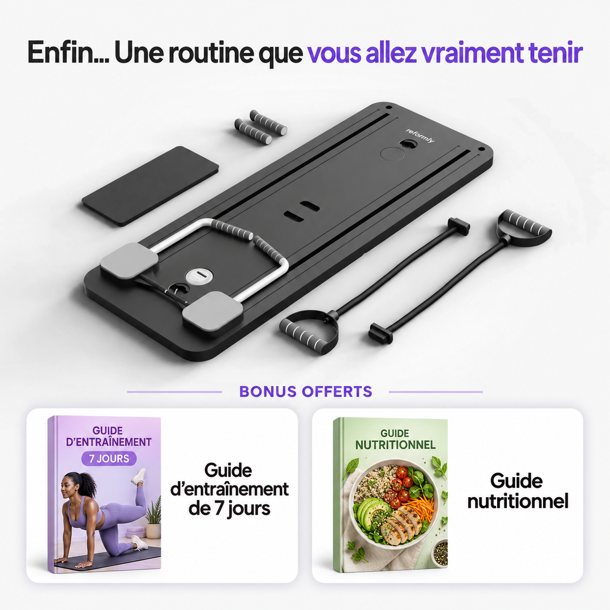 Planche de Pilate  CoolTrucs™ avec Guide d'entrainement offert