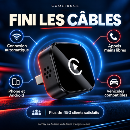 📱 Adaptateur CarPlay & Android Auto Sans Fil