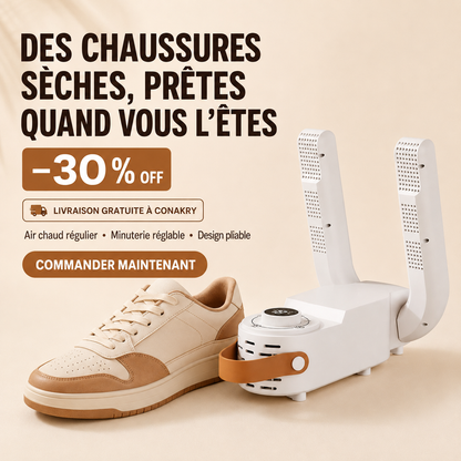 Sèche Chaussure Express - Séchez vos chaussures en 10 minutes