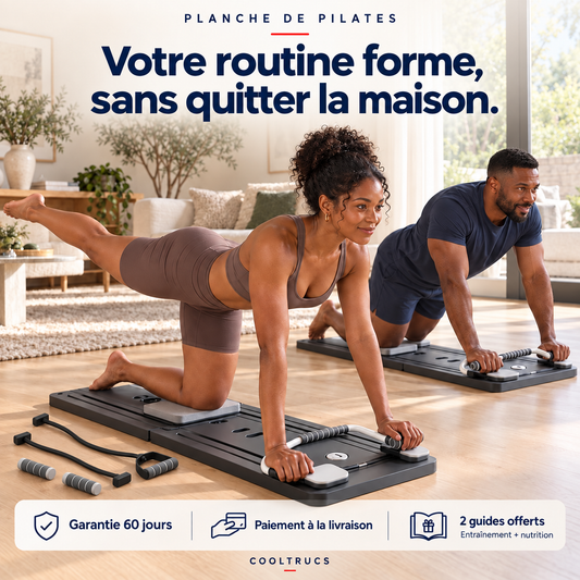 Planche de Pilate  CoolTrucs™ avec Guide d'entrainement offert
