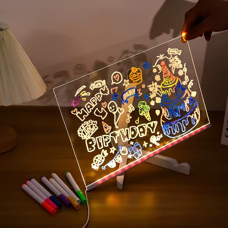 Tablette à Dessin Lumineuse ( 7 Feutres offerts )