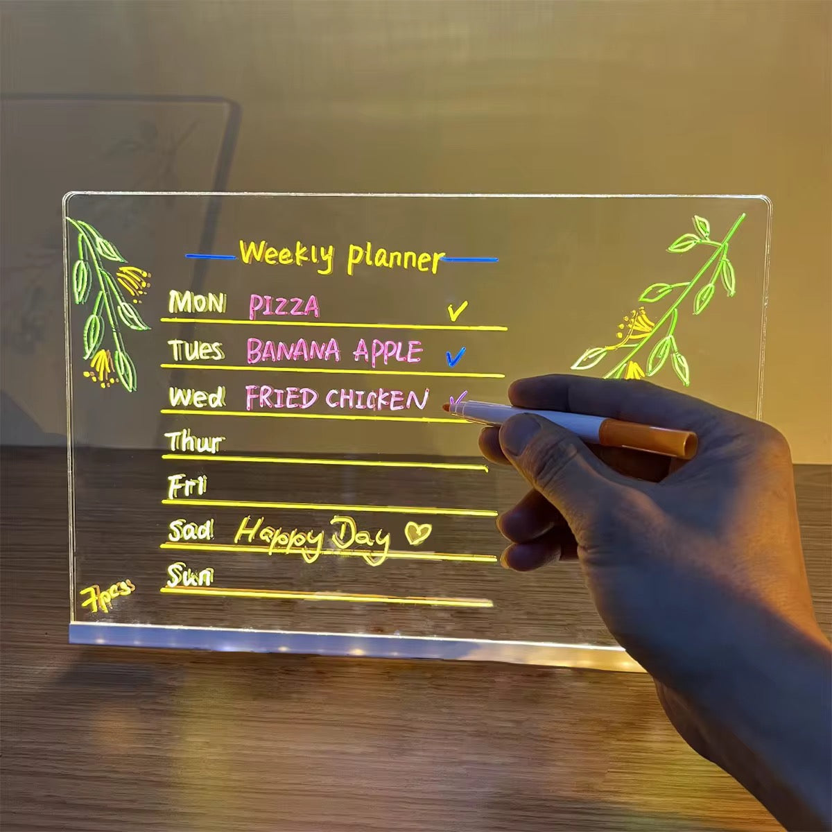 Tablette à Dessin Lumineuse ( 7 Feutres offerts )