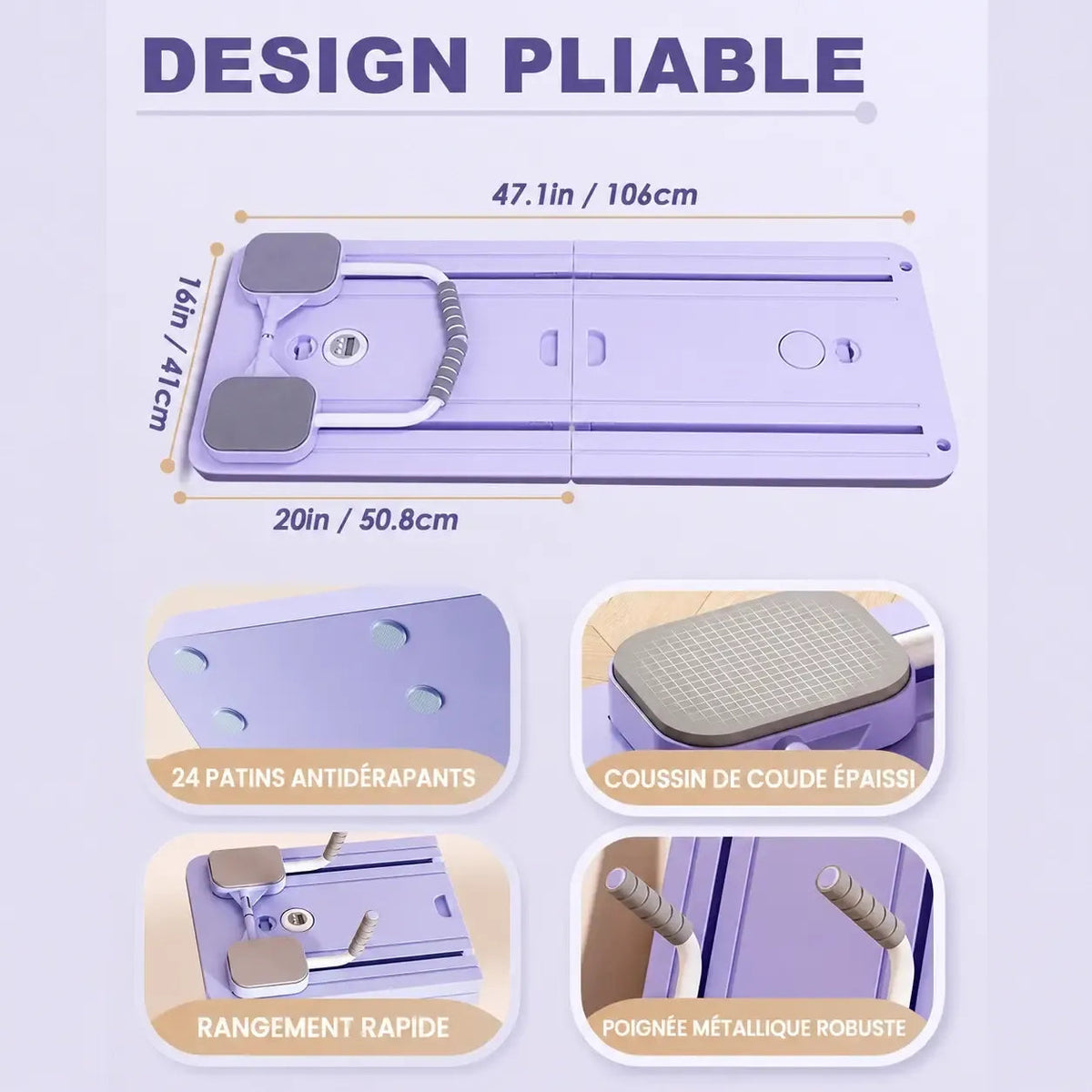 Planche de Pilate  CoolTrucs™ avec Guide d'entrainement offert