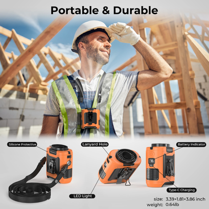 Ventilateur Portable 3 en 1 - Power bank intégré