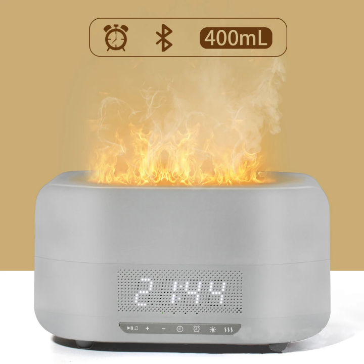 Humidificateur à effet flamme Bluetooth
