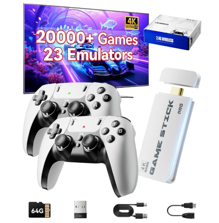 GameStick- Console de jeux avec plus de 20.000 jeux