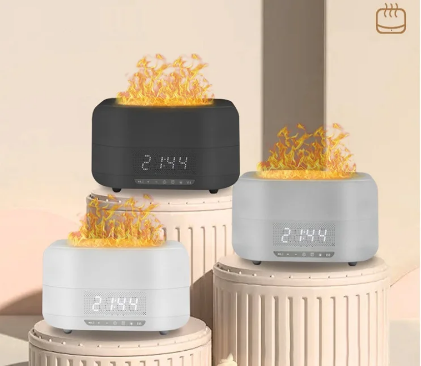 Humidificateur à effet flamme Bluetooth