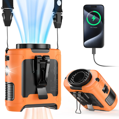 Ventilateur Portable 3 en 1 - Power bank intégré