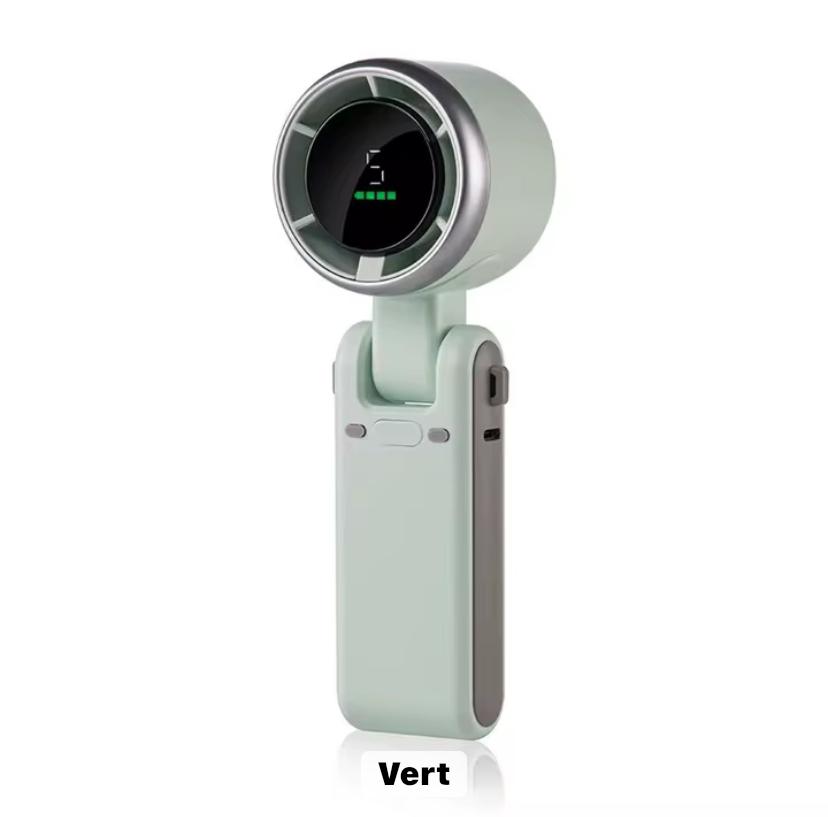 Ventilateur Portable 3 en 1 rechargeable avec 5 vitesses