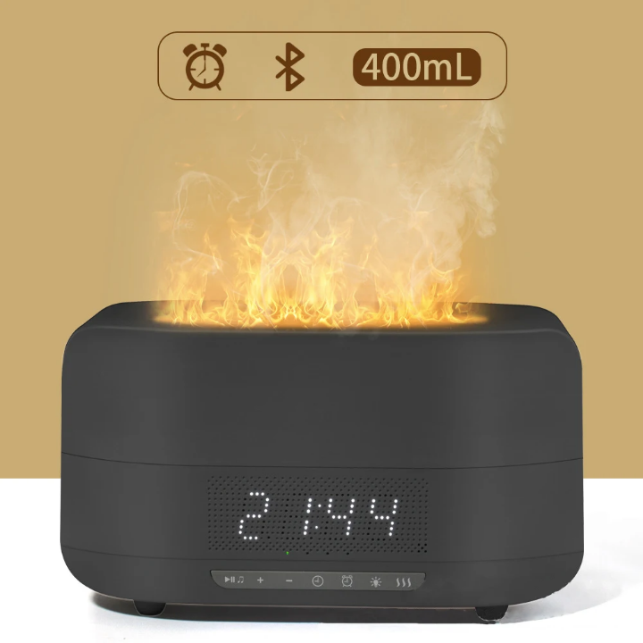 Humidificateur à effet flamme Bluetooth